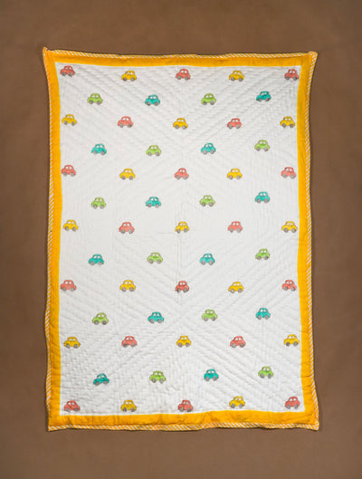 Vintage Motorcar Reversible Quilt